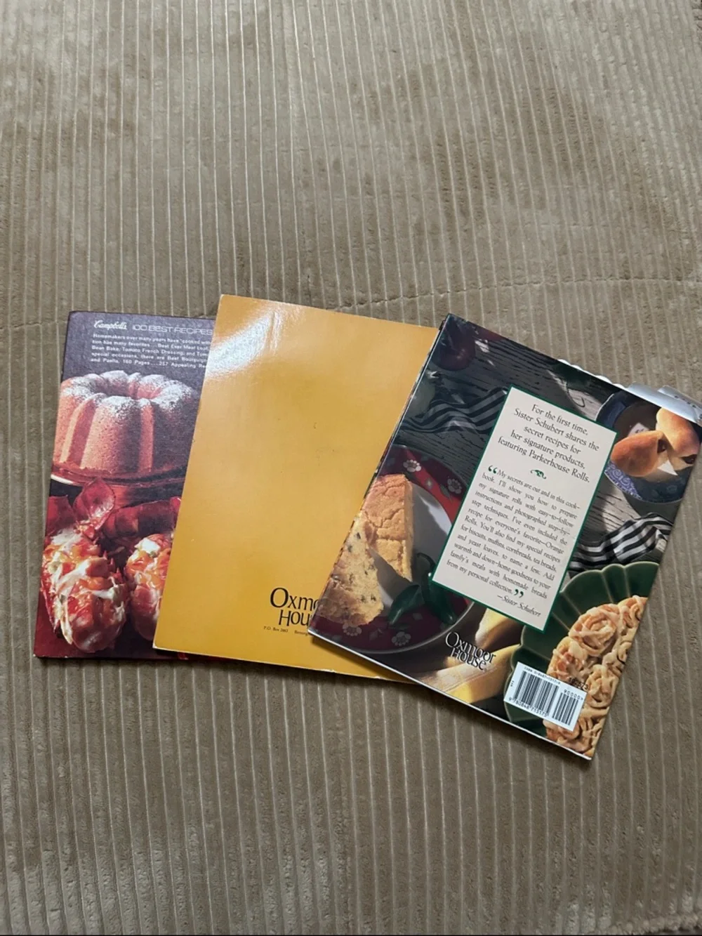Vintage Campbell’s 100 Best Recipes & Country Living Recipes, Sister Schubert
